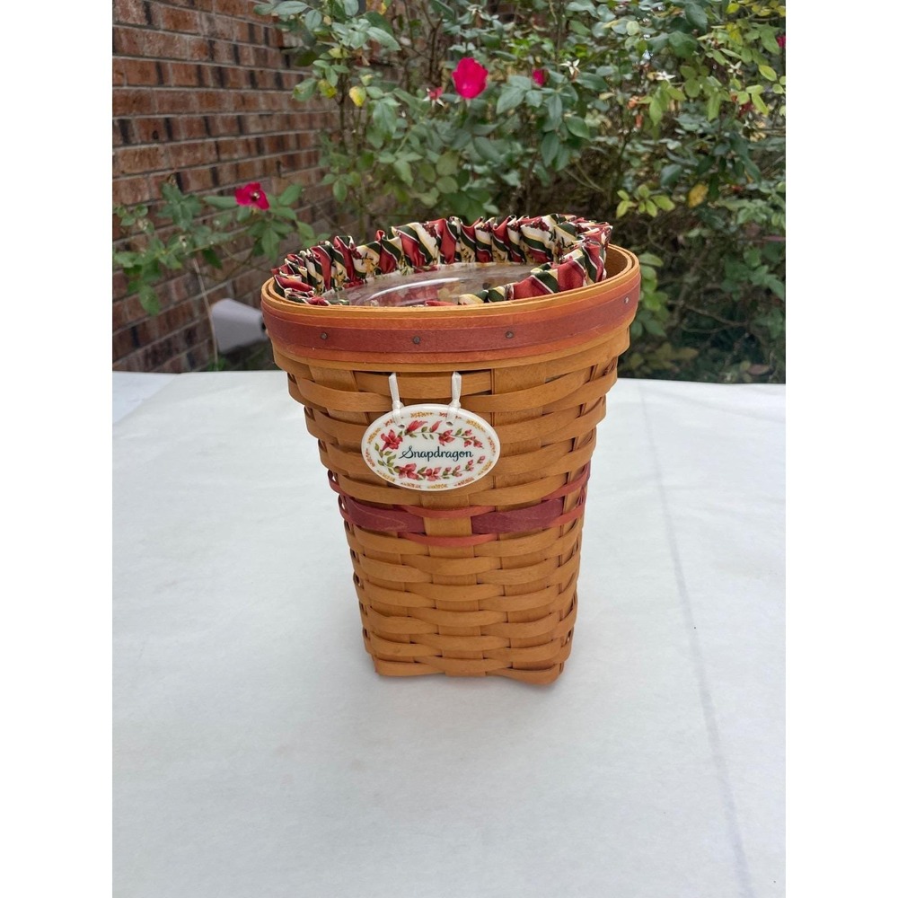 Longaberger Snap Dragon Full Size May Series Basket Complete